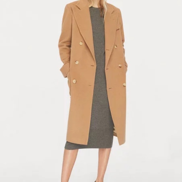 Ralph Lauren Jackets & Blazers - Ralph Lauren camel hair navy blue coat size 8